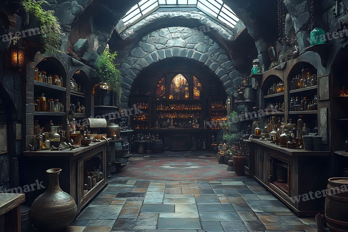 Alchemist Corner Study Backdrop Images