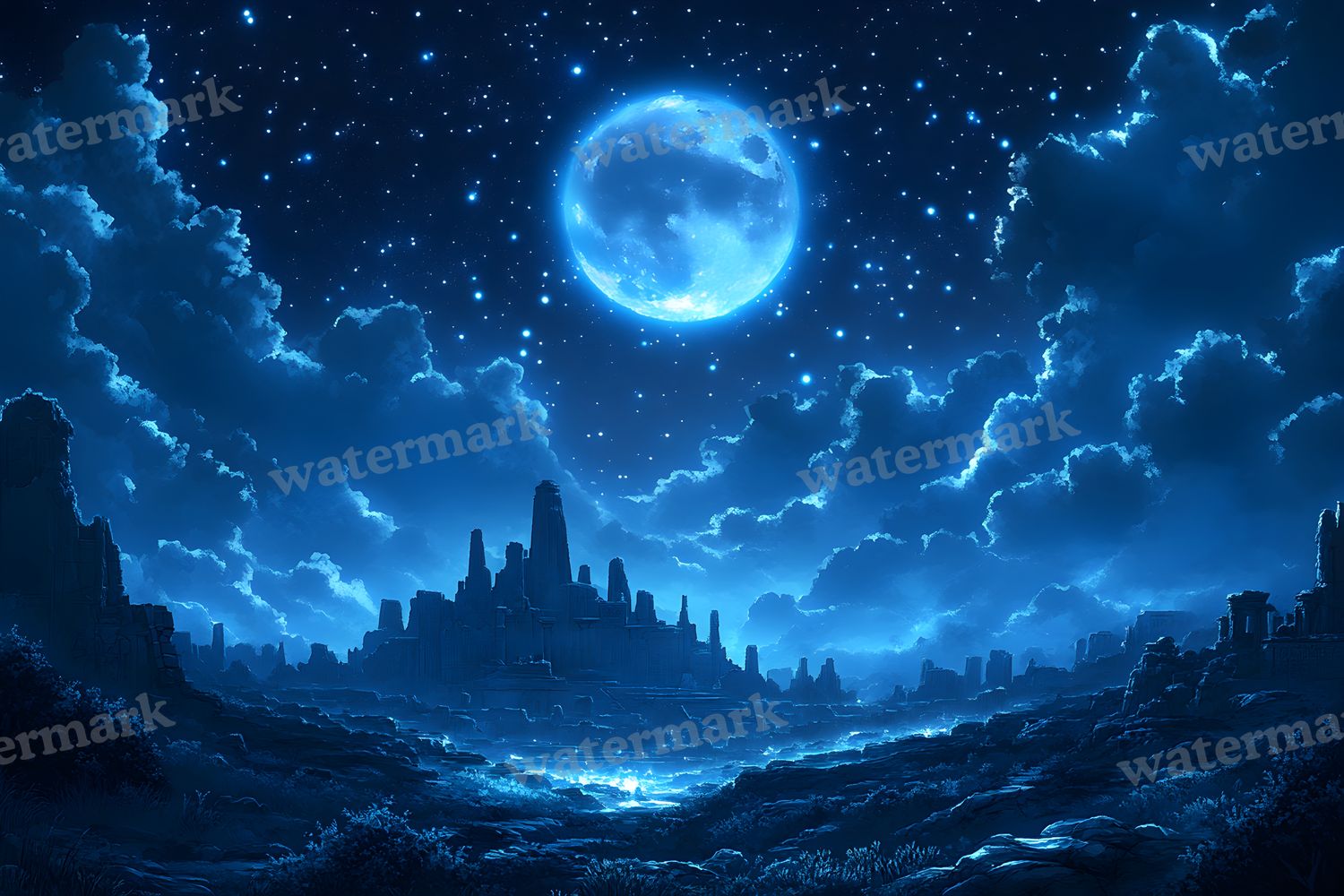 Ancient Egyptian Night Backdrop Images