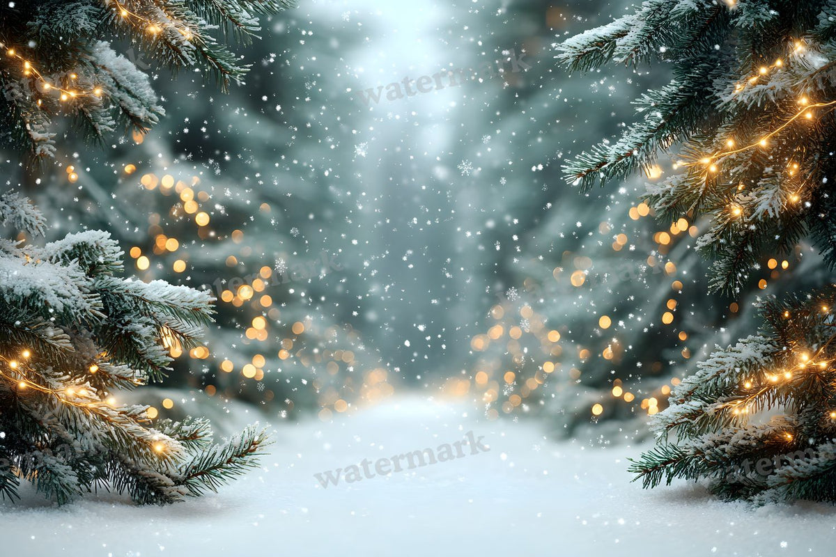 Snowy Forest Backdrop Images