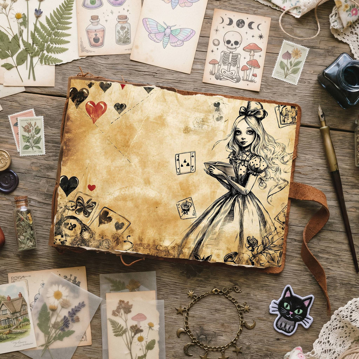 Alice In Wonderland Digital Papers