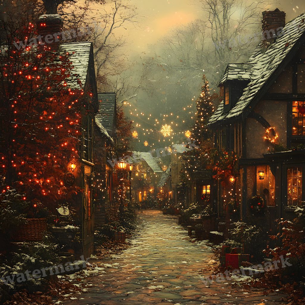 Classic Christmas Backdrop Images