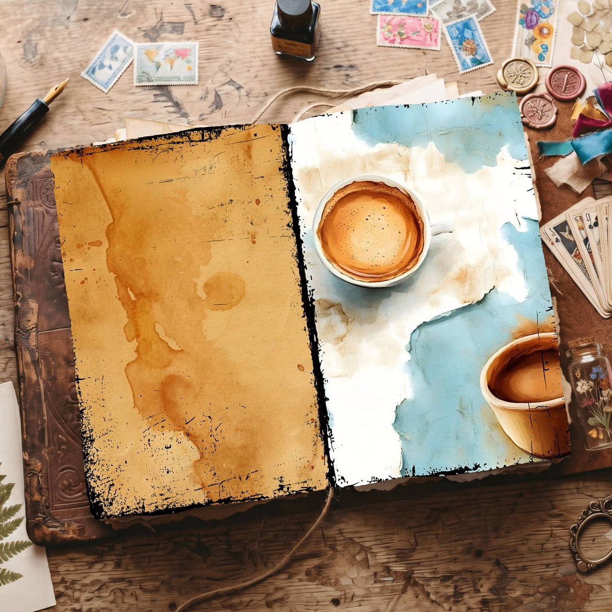 Coffee Digital Papers