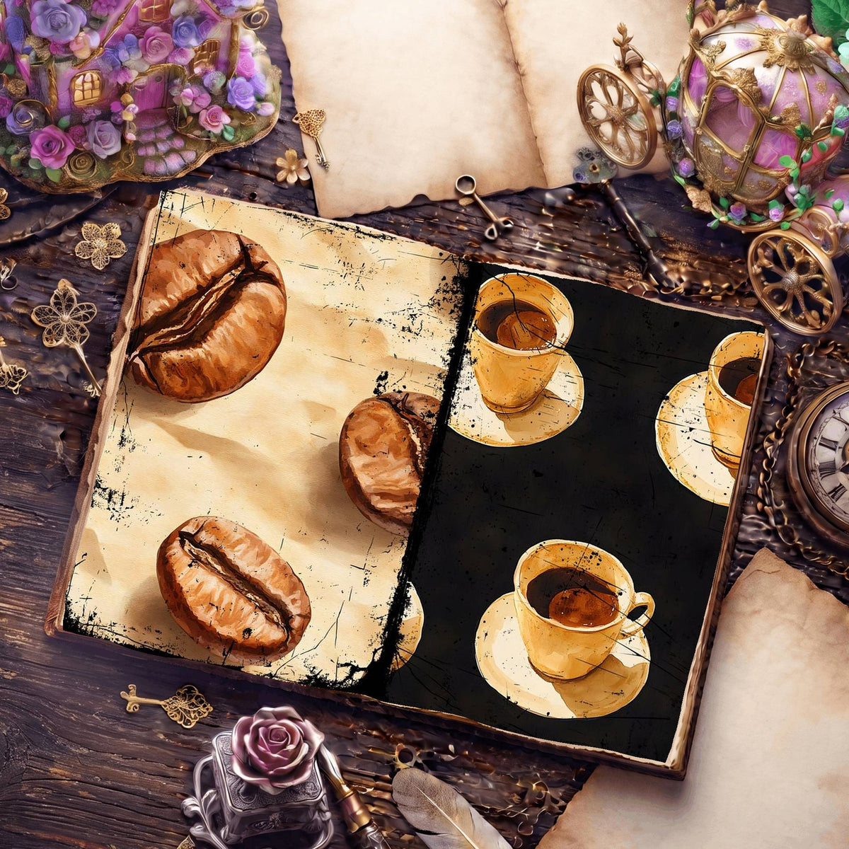Coffee Digital Papers