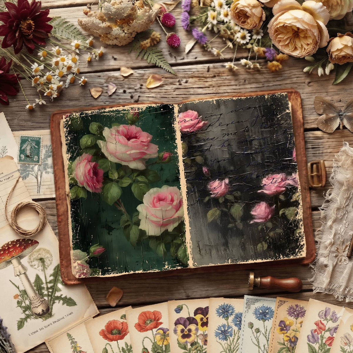 Floral Digital Papers