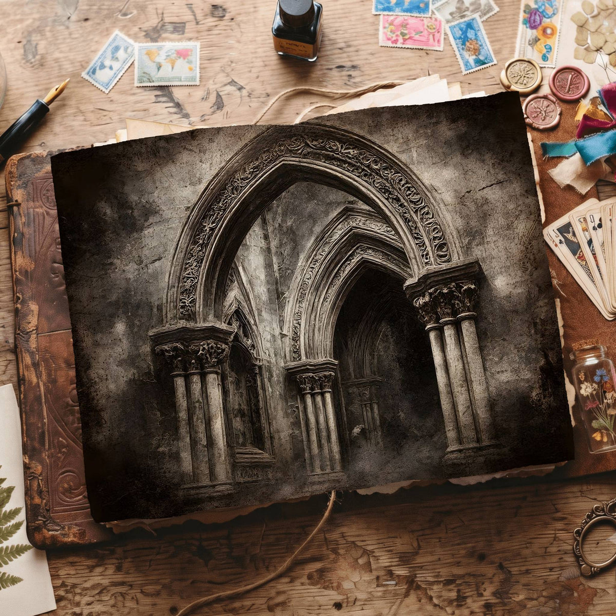 Gothic Digital Papers
