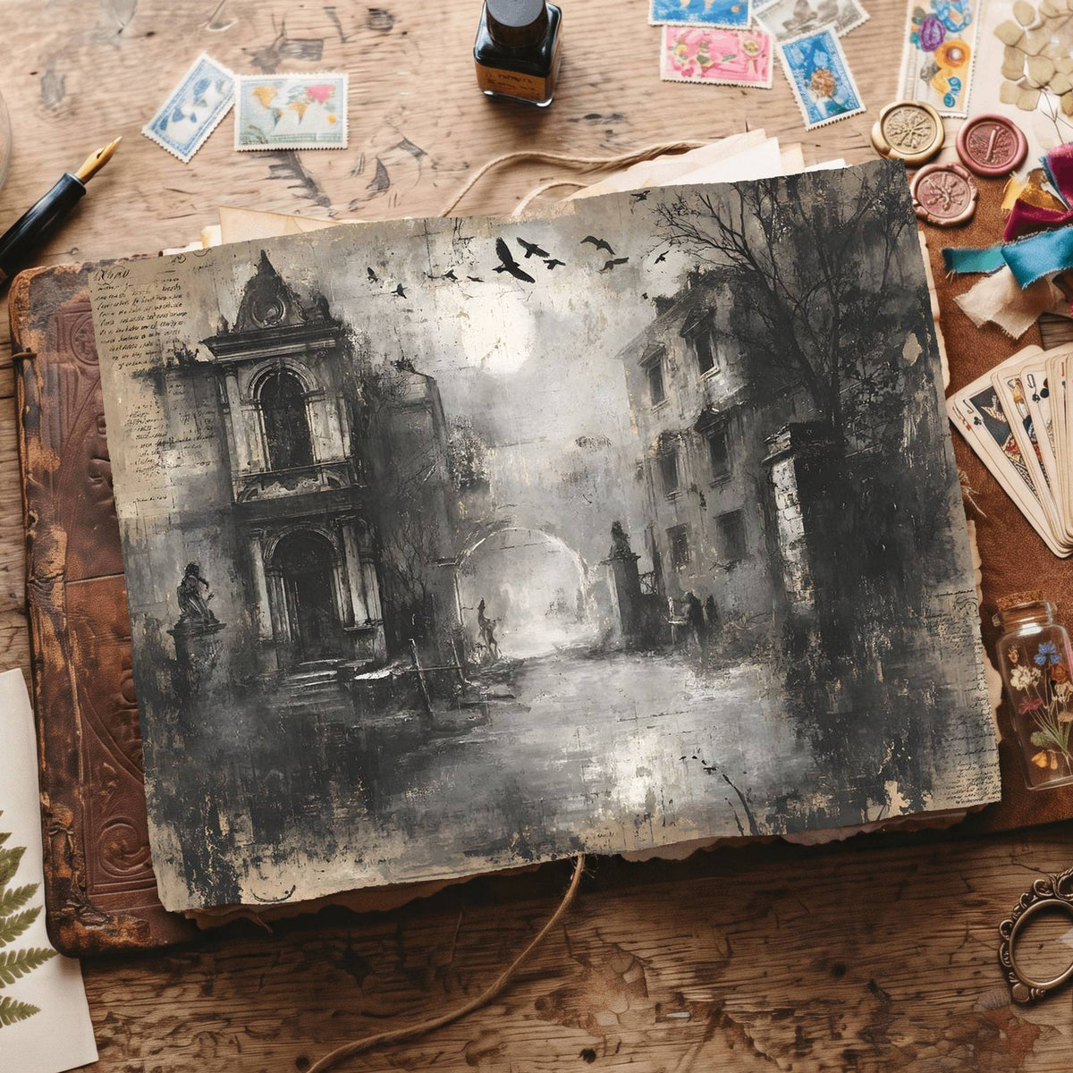 Gothic Digital Papers
