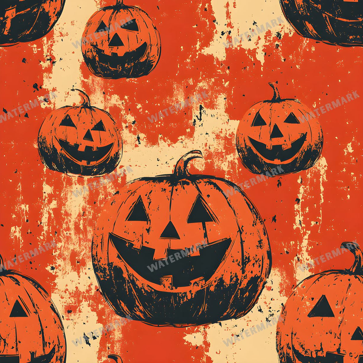 Halloween Seamless Pattern