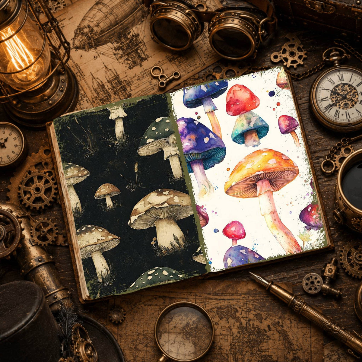Mushroom Digital Papers