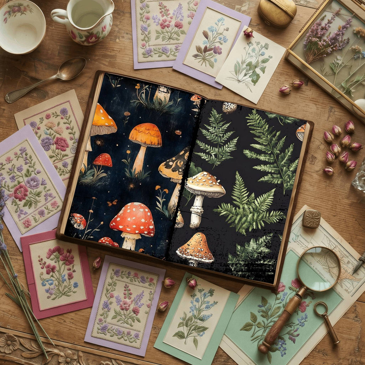 Mushroom Digital Papers