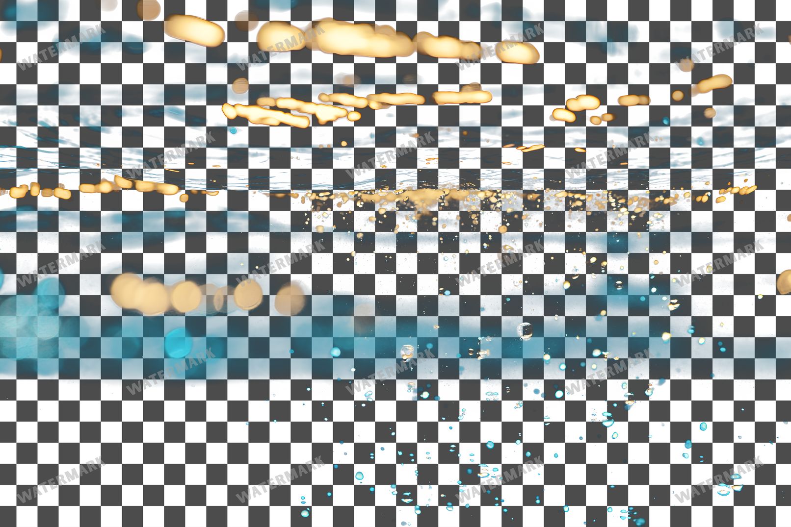 Underwater Lighting Transparent Overlay Pngs