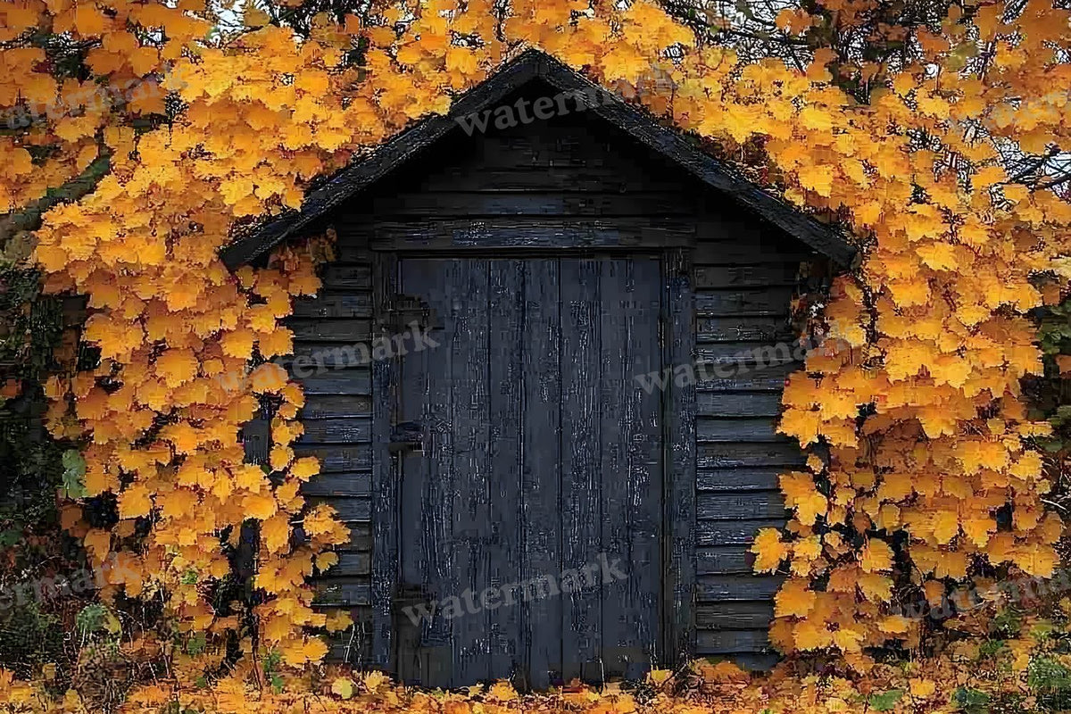 Witchs Hut Backdrop Images