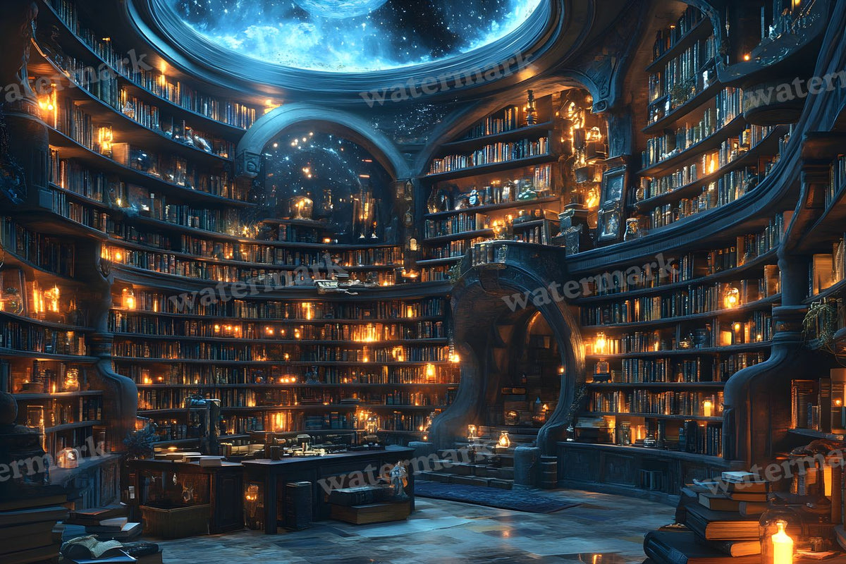 Wizards Library Backdrop Images