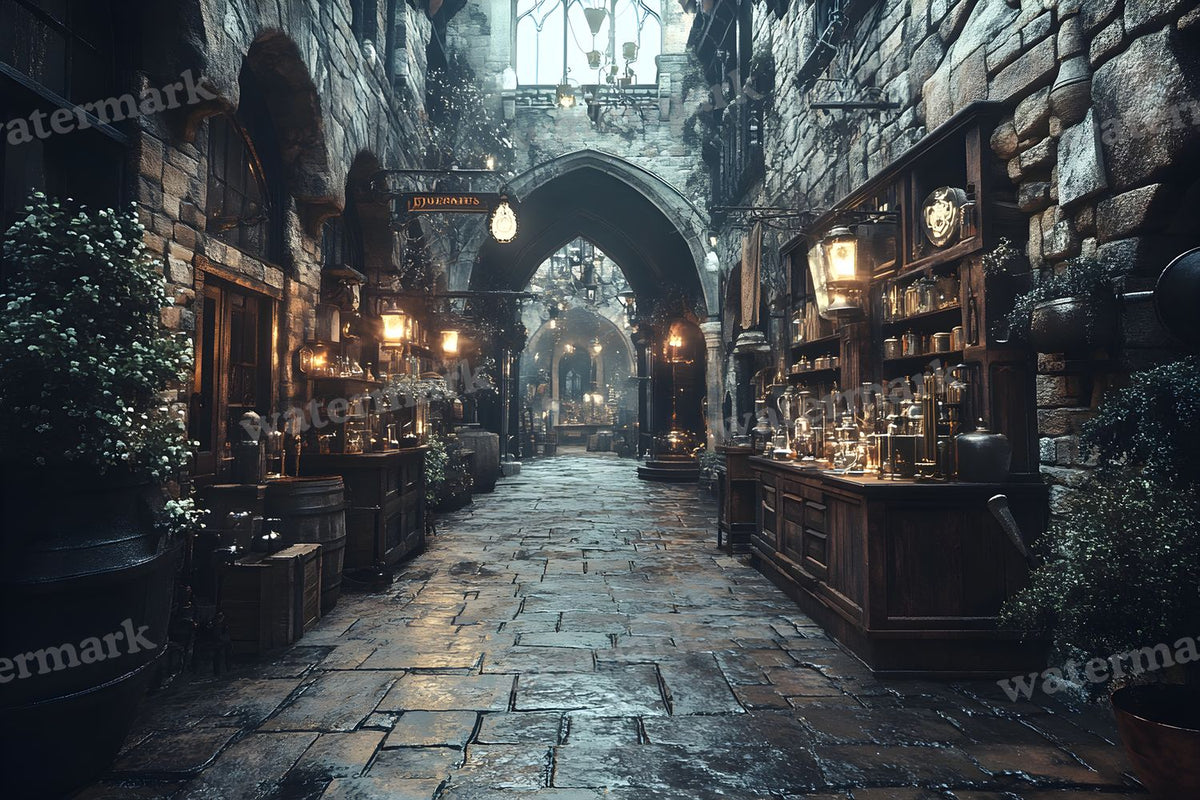 Alchemist Corner Study Backdrop Images