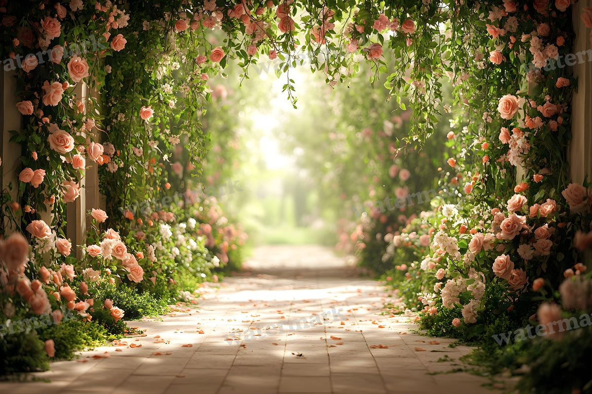 Charming Garden digital photo backdrop for photo editing, preview 46