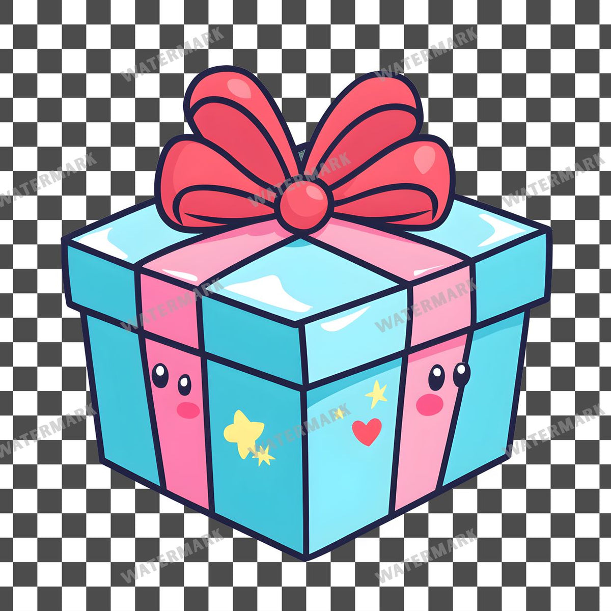Christmas Kawaii Style Clipart Pngs