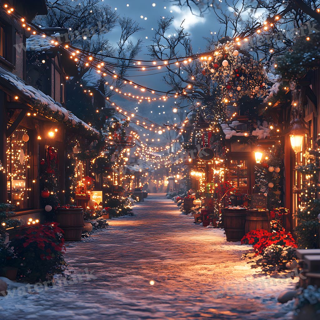 Classic Christmas Backdrop Images