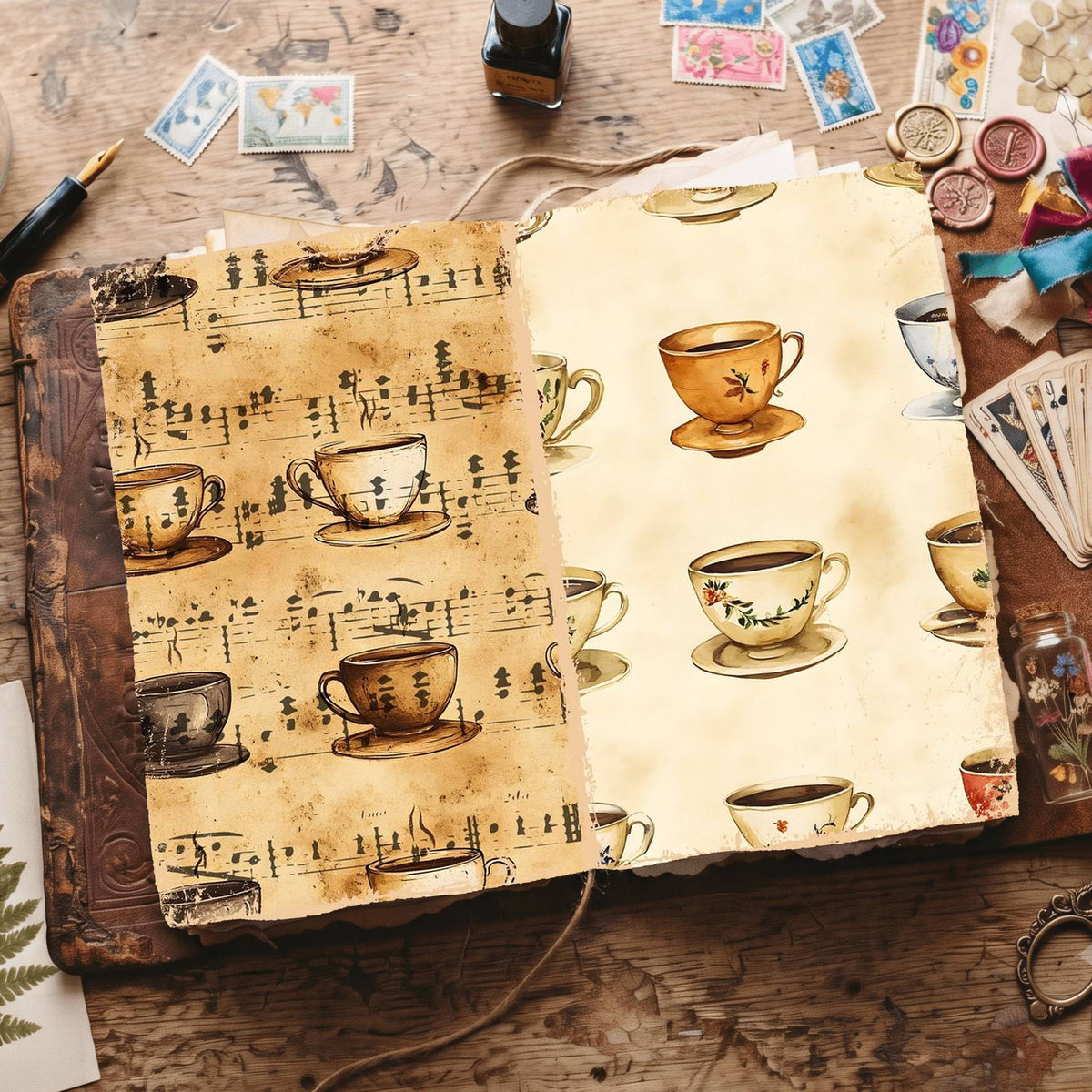 Coffee Digital Papers