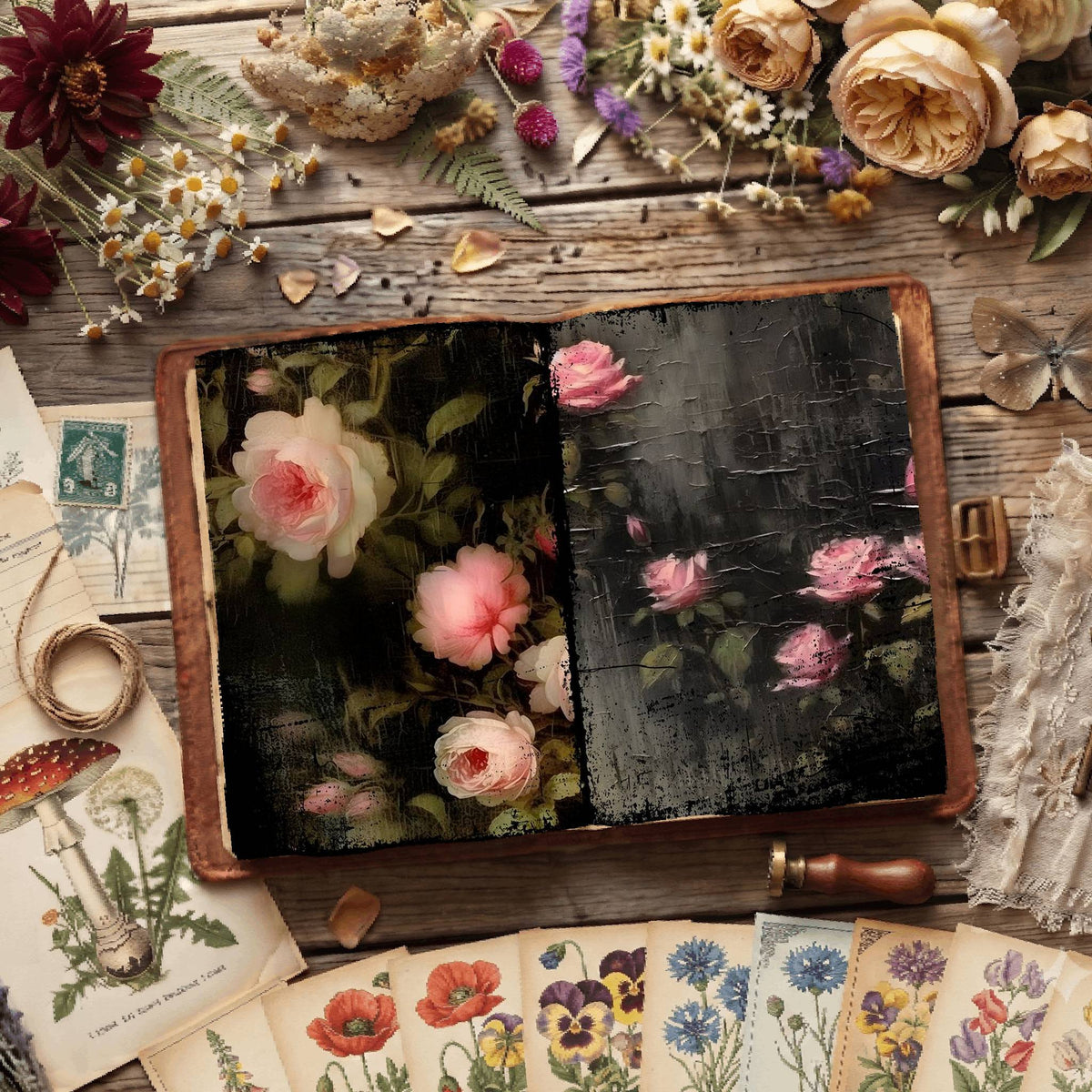 Floral Digital Papers
