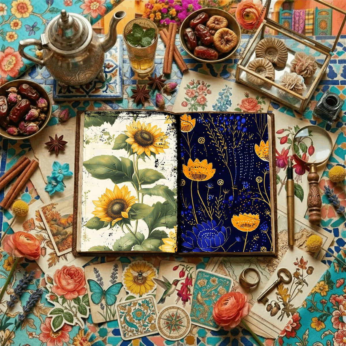 Floral Digital Papers
