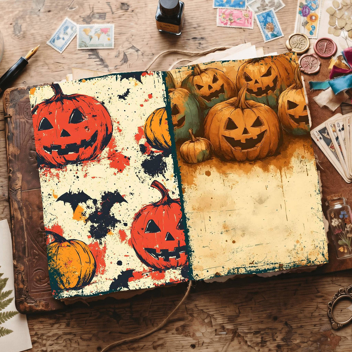 Halloween Digital Papers