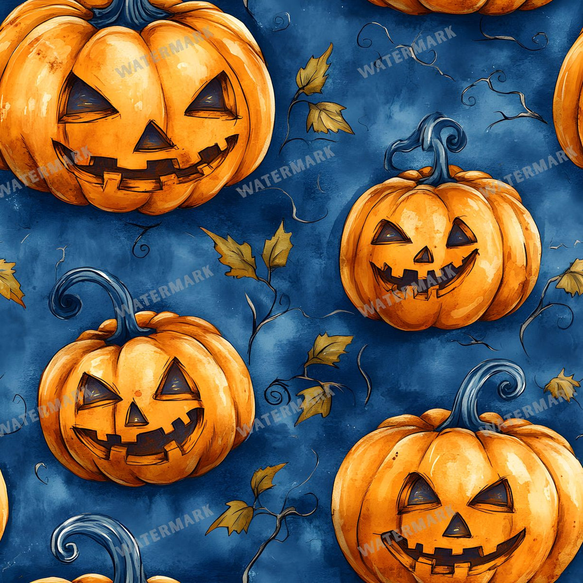 Halloween Seamless Pattern