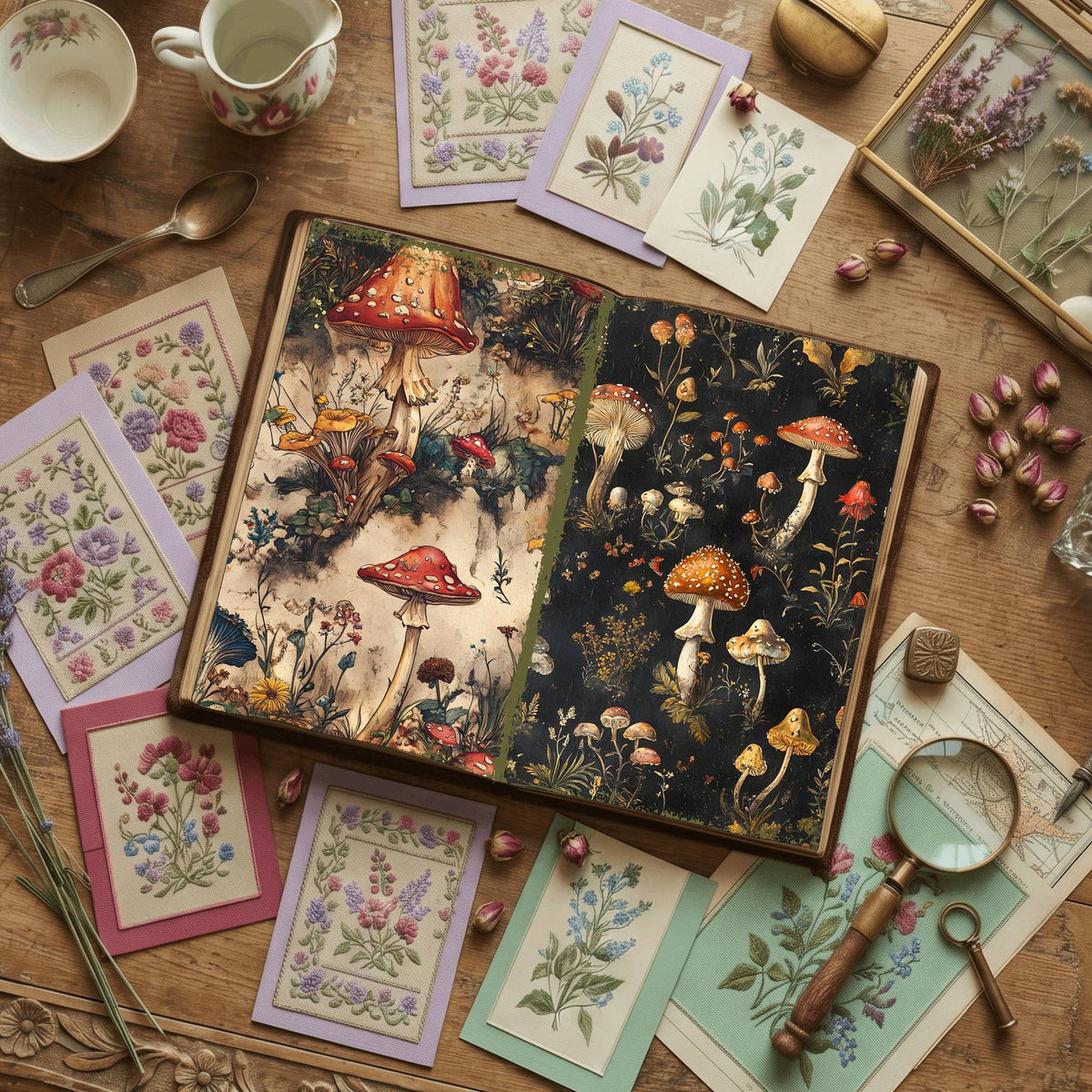 Mushroom Digital Papers