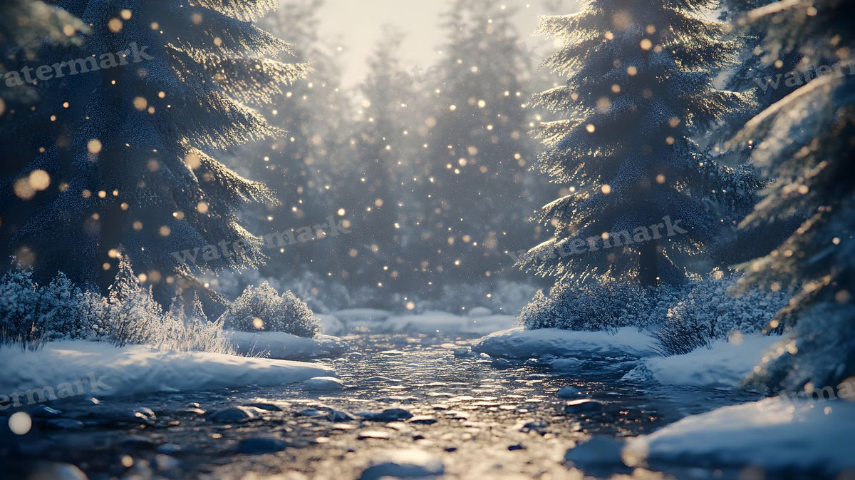 Winter Snow Backdrop Images