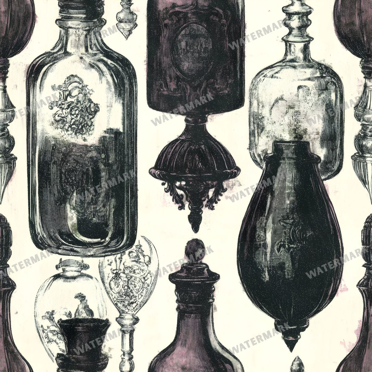 Witchcraft Seamless Pattern