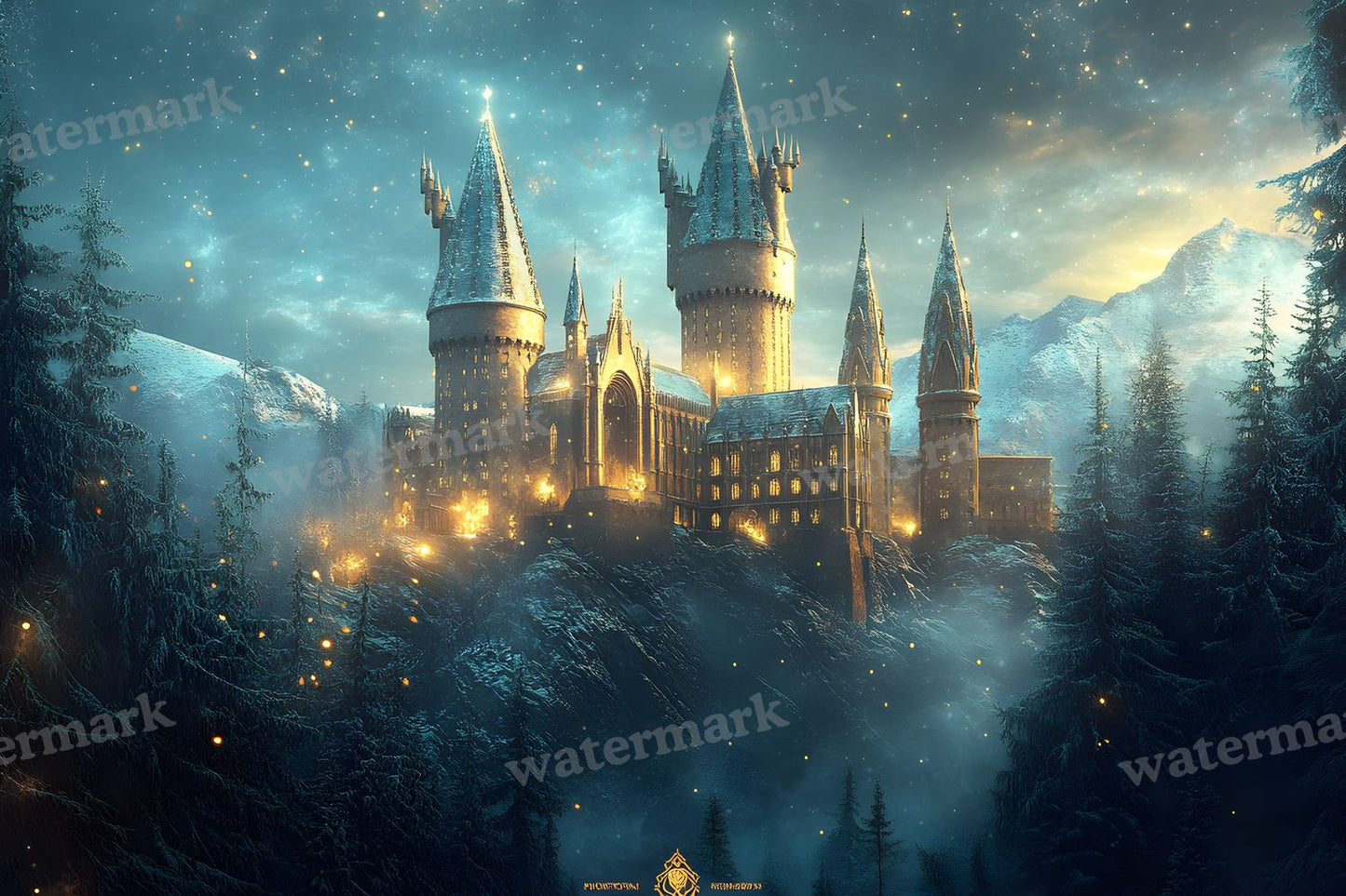 Wizarding School Backdrop Images