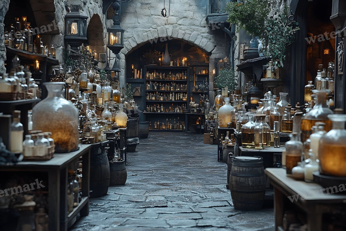 Alchemist Corner Study Backdrop Images