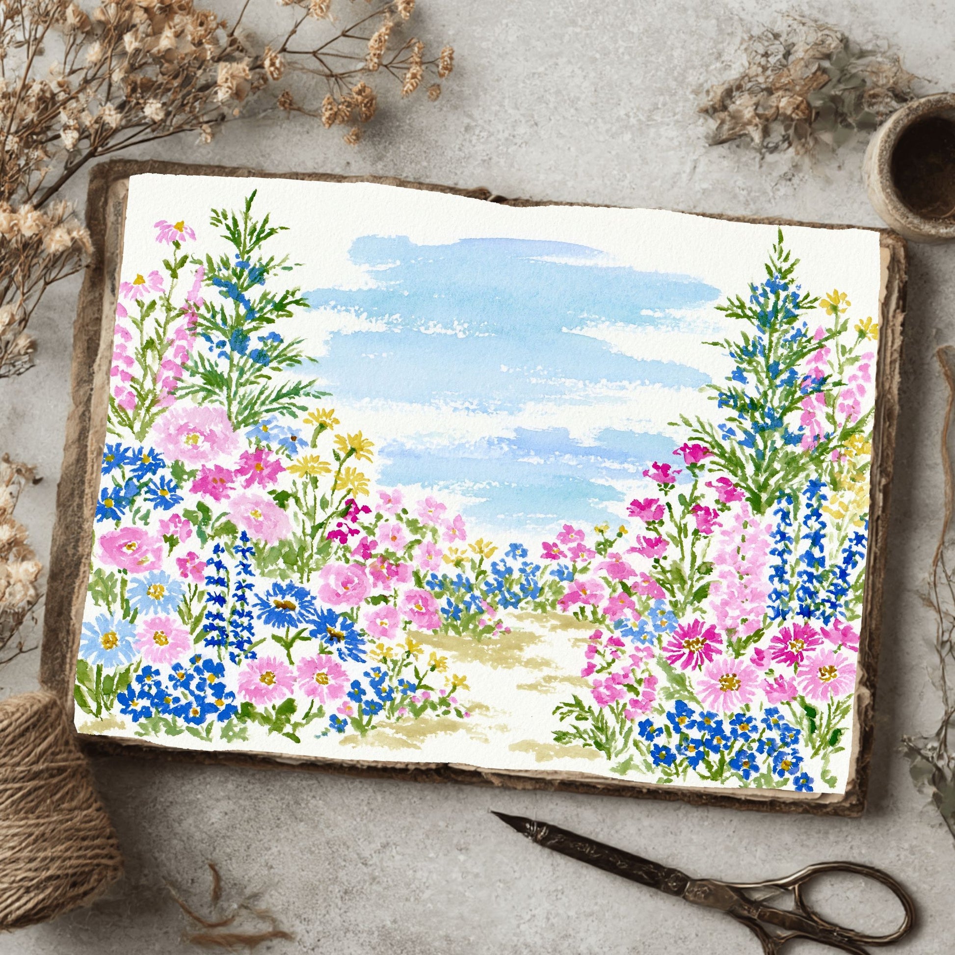 Soft Impressionist Landscape Painting