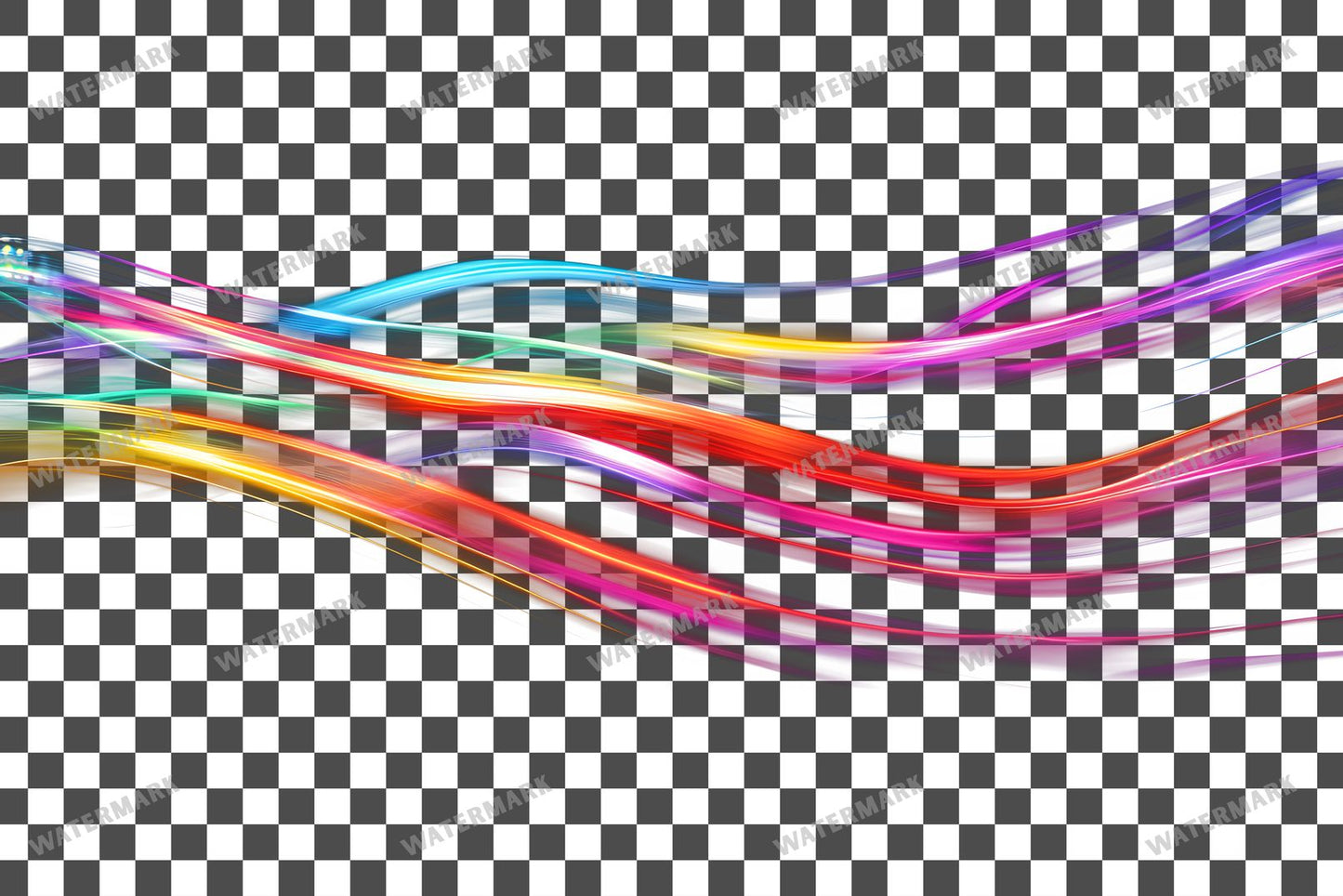 Abstract Light Streaks Transparent Overlay Pngs