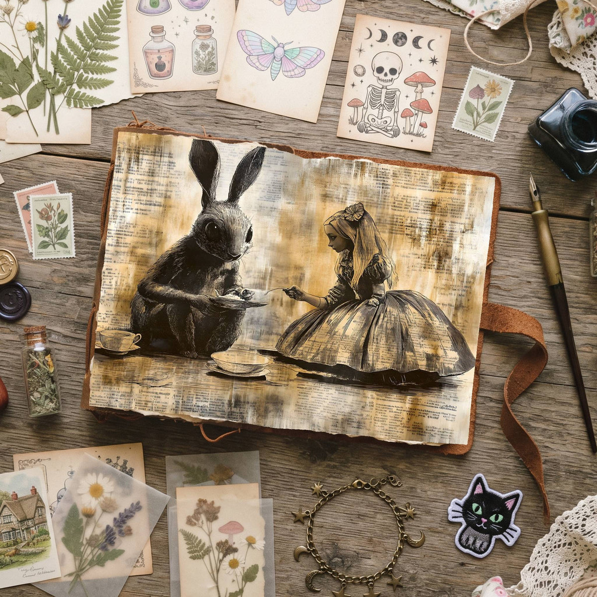 Alice In Wonderland Digital Papers
