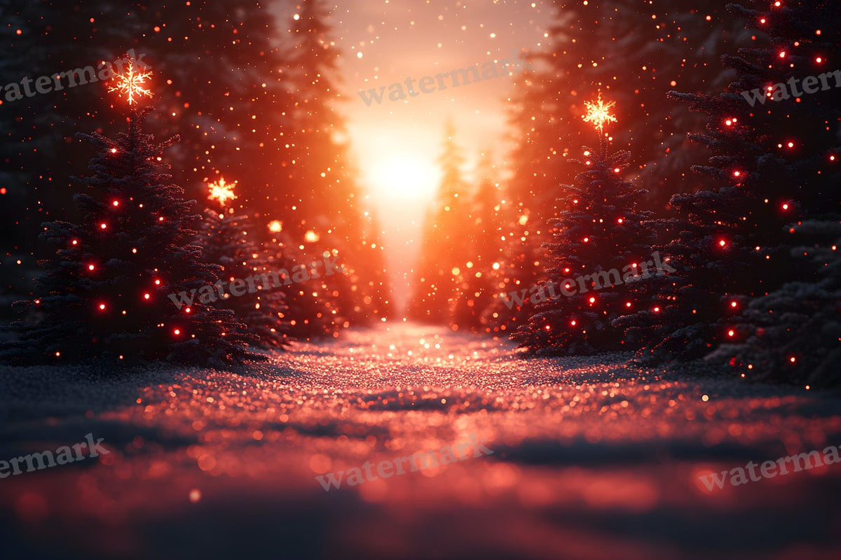 Christmas Outdoor Scene Backdrop Images
