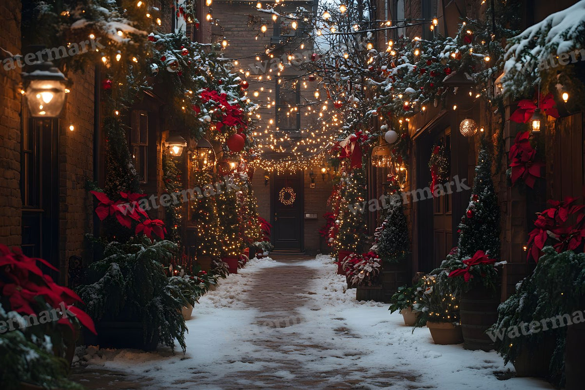 Classic Christmas Backdrop Images