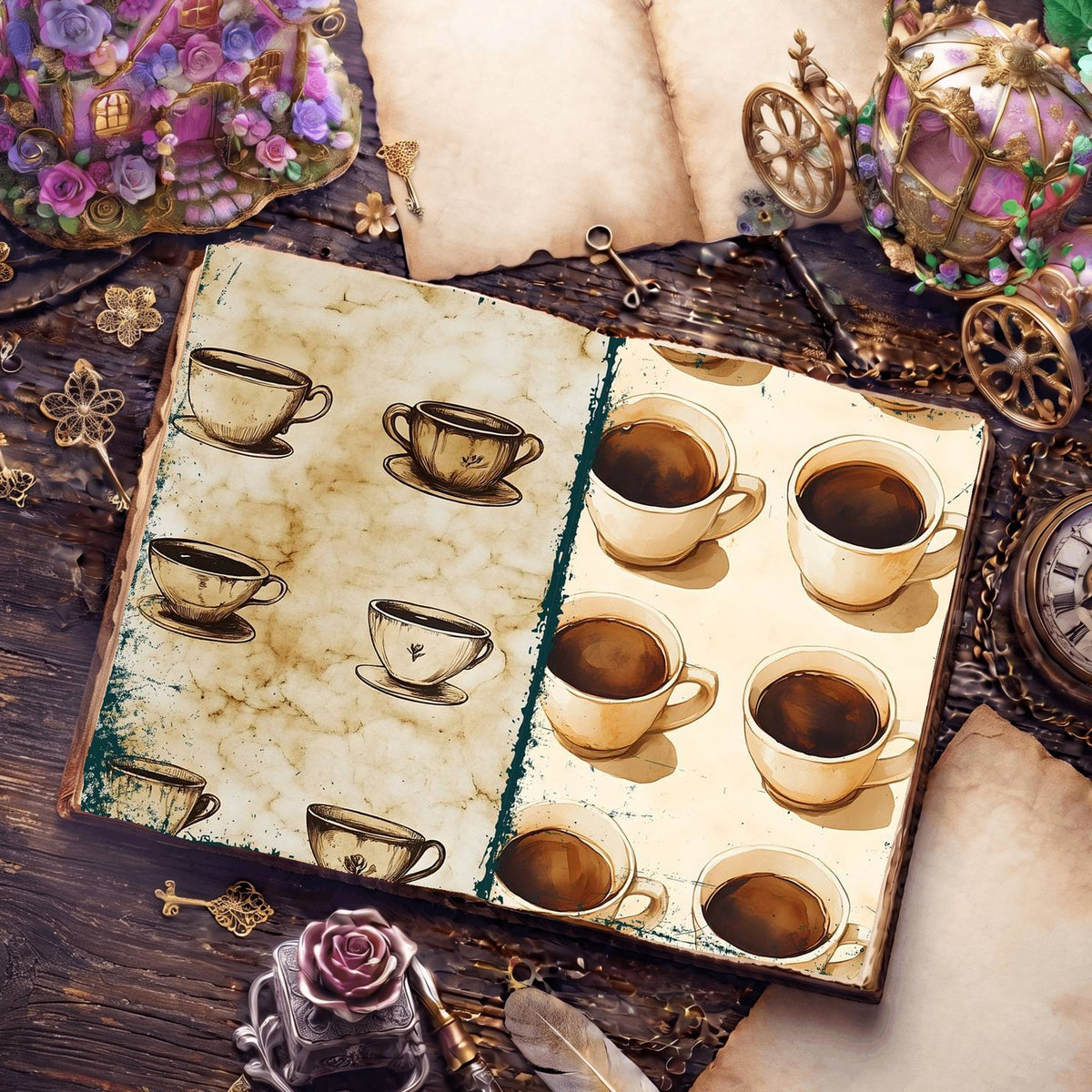 Coffee Digital Papers