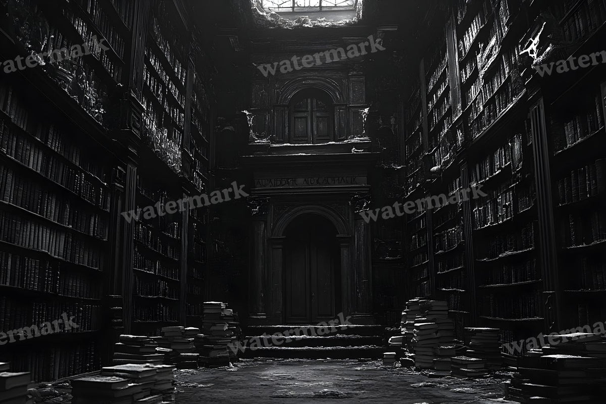 Dark Academia Study Backdrop Images