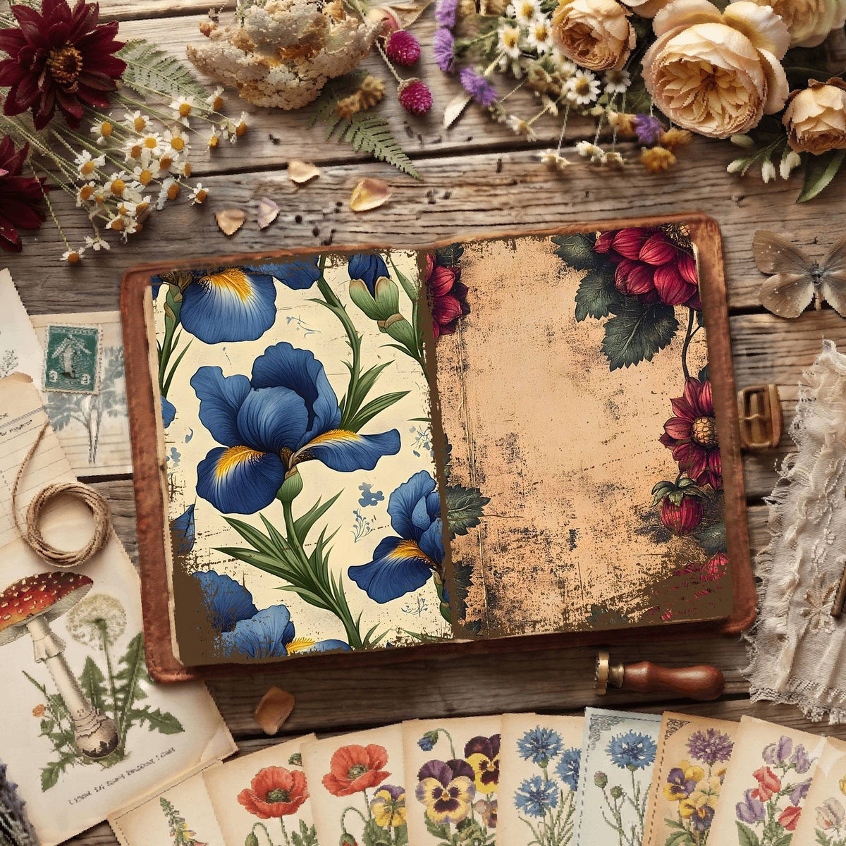 Floral Digital Papers