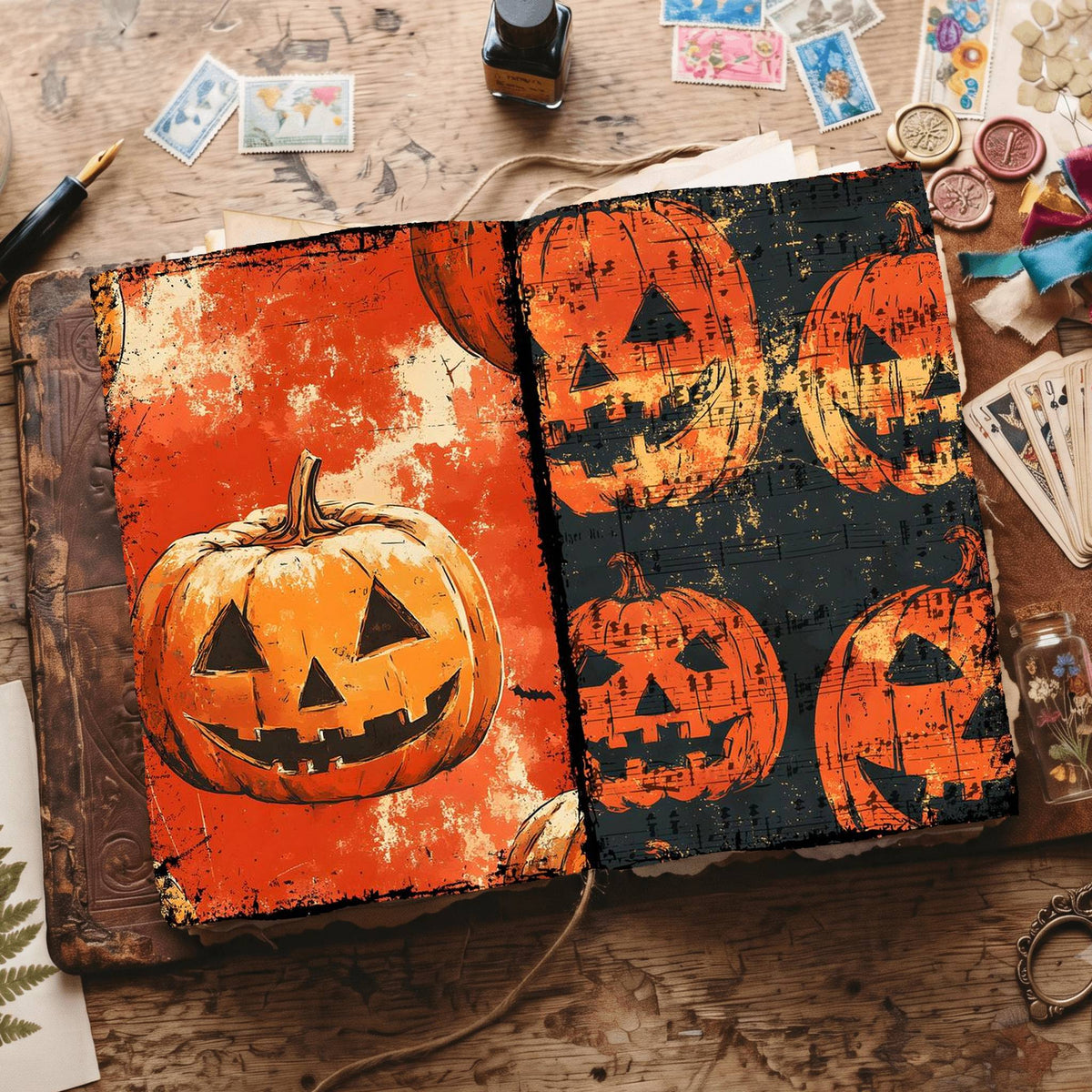 Halloween Digital Papers