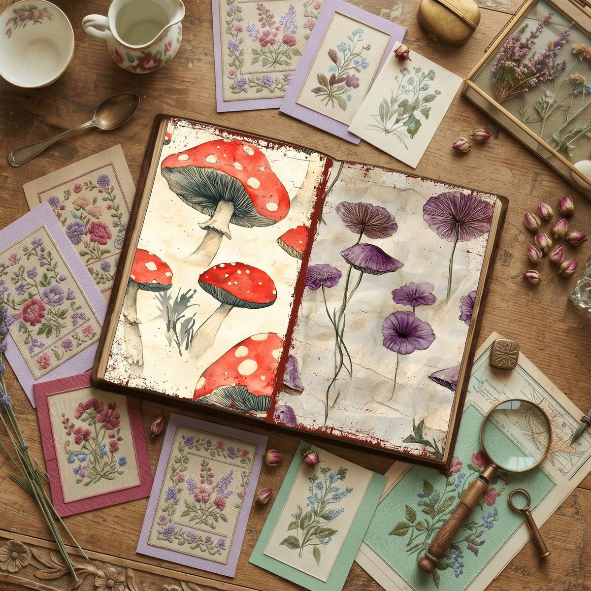 Mushroom Digital Papers