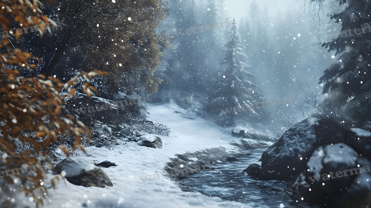 Winter Snow Backdrop Images