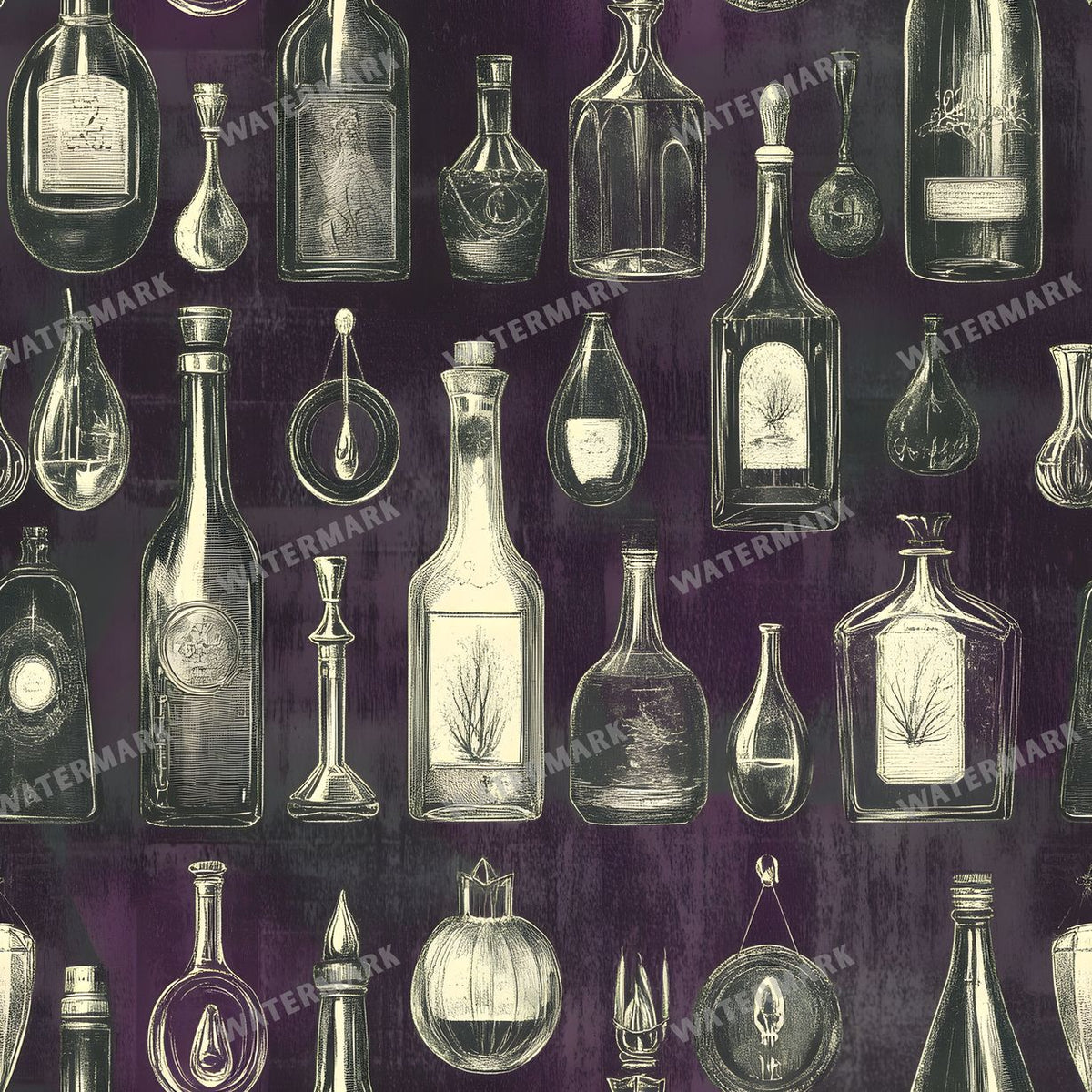 Witchcraft Seamless Pattern
