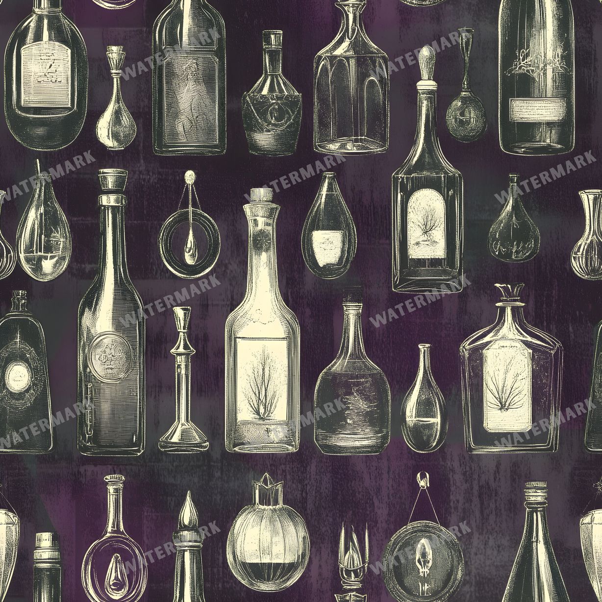 Witchcraft Seamless Pattern