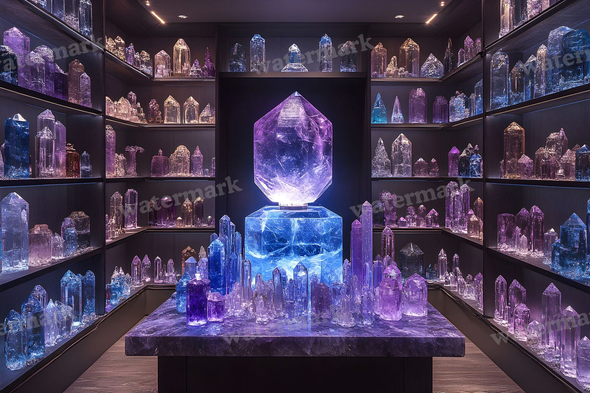Witchs Crystal Den Backdrop Images