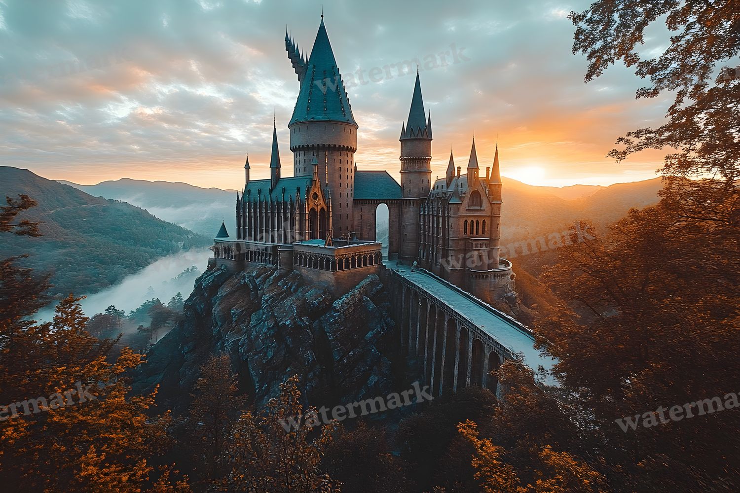 Wizarding School Backdrop Images