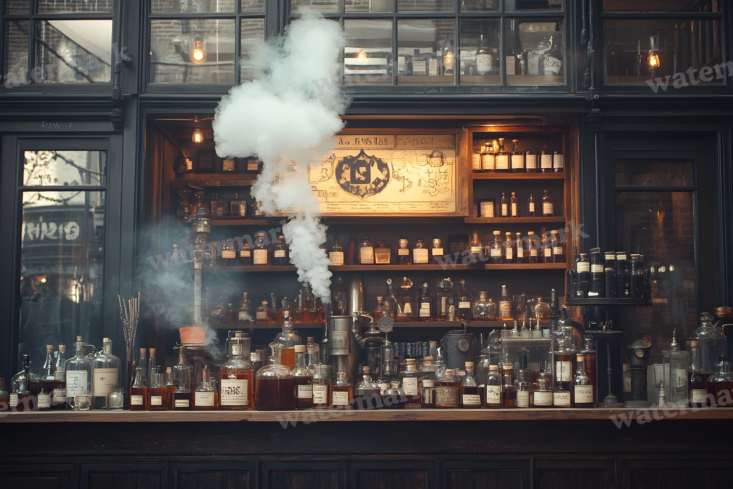 Alchemist Corner Study Backdrop Images