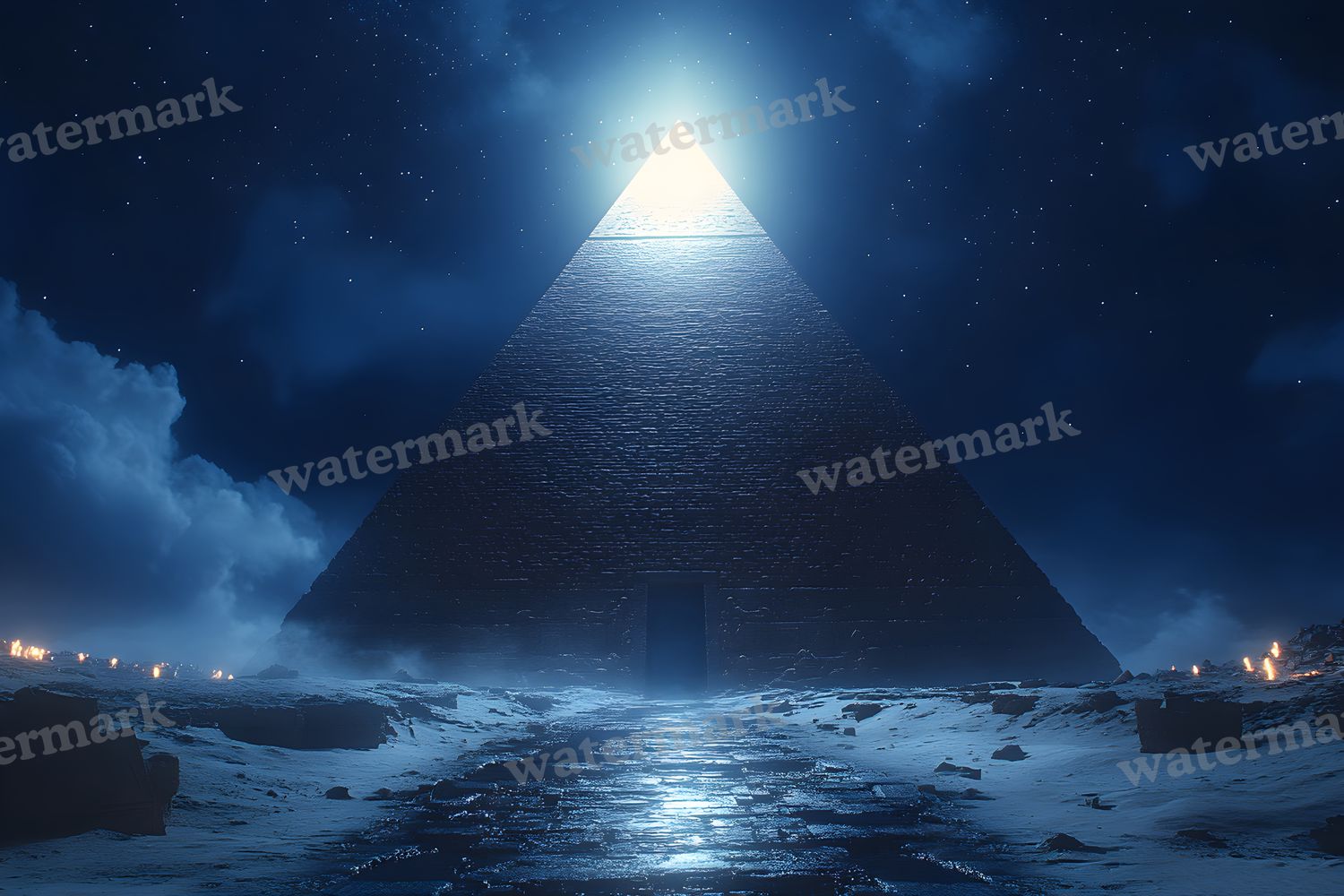 Ancient Egyptian Night Backdrop Images