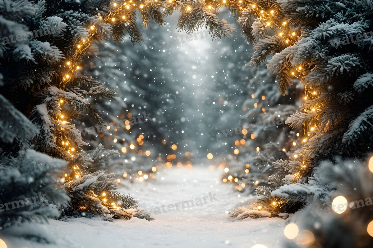 Snowy Forest Backdrop Images