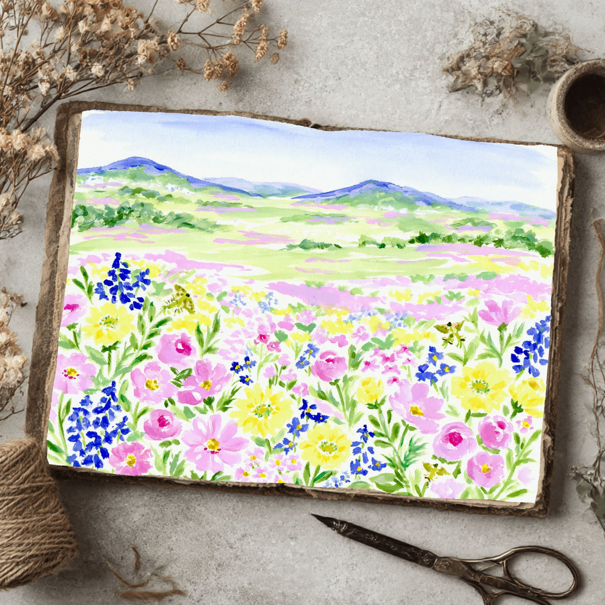 Soft Impressionist Landscape Painting