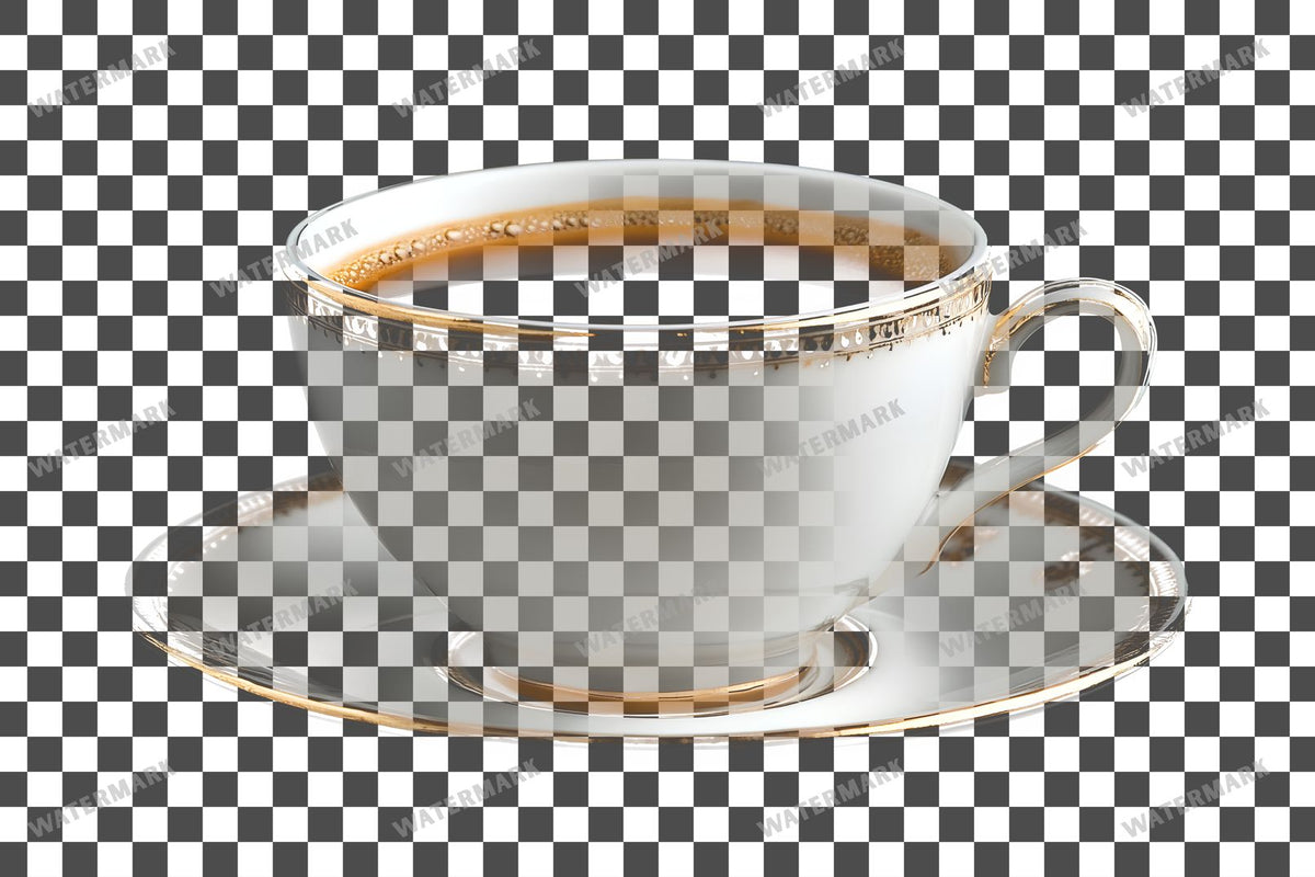 Coffee Cup PNG overlay on a transparent checkered background, preview 49